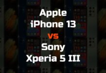 Apple iPhone 13 vs Sony Xperia 5 III Apple iPhone 13 vs Sony Xperia 5 III