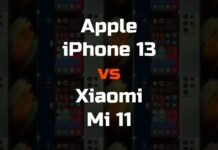 Apple iPhone 13 vs Xiaomi Mi 11 Apple iPhone 13 vs Xiaomi Mi 11