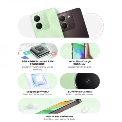 Excitingly, the vivo Y27s debuts, boasting Snapdragon 680 and IP54 certification