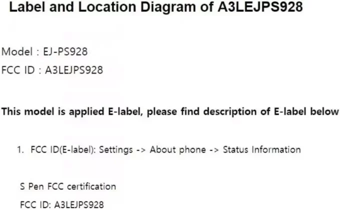 Samsung Galaxy S24 Ultra S-Pen Design Unveiled by FCC